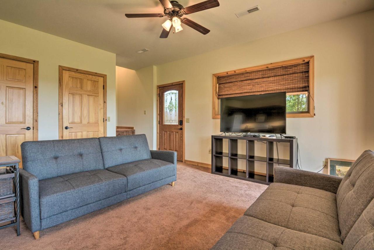 Spacious Log Cabin With Fire Pit And Game Room! Eureka Springs Zewnętrze zdjęcie